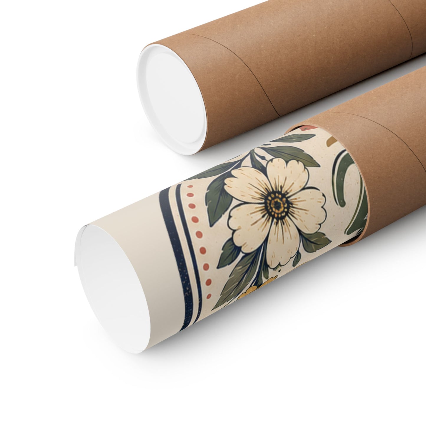 Chaos Coordinator by Day, Prayer Warrior Always — Vintage Floral Matte Poster